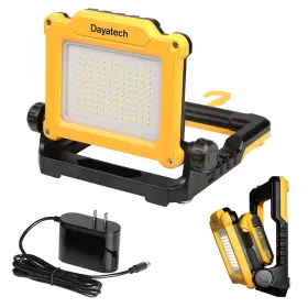 Dl421000by-2 Dayatech Led Work Light Rechargeable - Cordless Portable 4000/2000/1000lm C