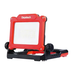 Dayatech Dy-363a-red 20w 3000lm Cordless Led Work Light With Dewalt 20v Milwaukee And Makita 18 V