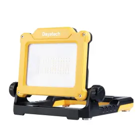 Dy-363a-yellow Dayatech 20w 3000lm Cordless Led Work Light Compatible With Dewalt Milwaukee And Mak