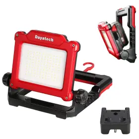 18-20v Dayatech Dy363 Cordless Led Work Light Compatible With Dewalt And Milwaukee Battery