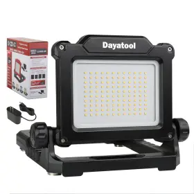 Thwl006 Dayatool Cordless 25w 4000lm Led Magnetic Work Light Compatible For Makita Dewalt Mi