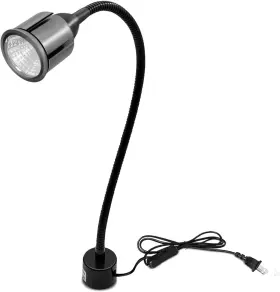 Deeffe 313034857855 Magnetic Led Work Light With Flexible Gooseneck And Base