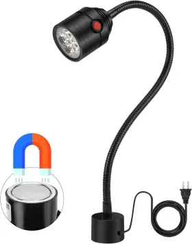Deeffe 313040684643 Magnetic Work Light Led Machine With Flexible Gooseneck And Base