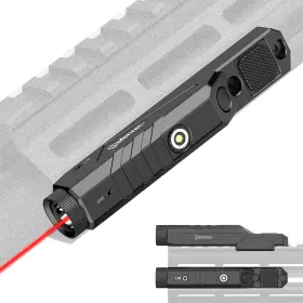 Df-9031r Defentac 1600 Lumens Red Laser Light Combo Compatible With M-lok/picatinny Fo