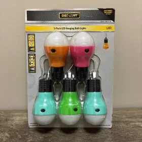 1003188576 Defiant Led Light Hanging Bulb Lights 40 Lumen 5/pack Multicolors Llb-9