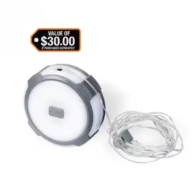 Defiant 313024368316 250-lumens 2-in 1 Multi-functional Rechargeable Utility Light With String