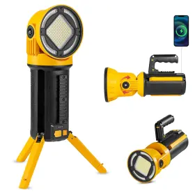 21427 Depecal Rechargeable Work Light 10000lm Super Bright Led Flood With Detachable