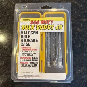 L-12-500w Designers Edge 090529615625 500-watt Bulb Buddy Jr. 3 Blubs And Protective Case