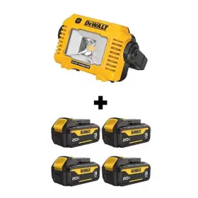 Dewalt 885911031486 20-volt Max Lithium-ion Compact Cordless Task Light With 4 Battery Packs
