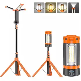 Dimgogo 445045914968 18v Cordless 10000 Lumens Led Stand Work Light