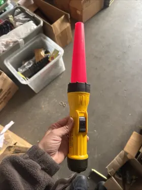 2495 Director Lite Handheld Emergency Light Yellow Red Plastic Mpn