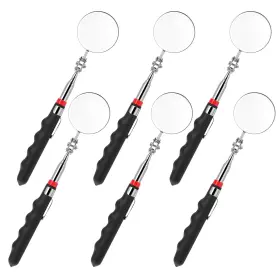 Nhekdfrj1 Divina Vitae 611484 1 6pcs Telescoping Inspection Mirror 360 Swivel Stainless Steel Mechanic Mirr