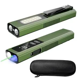 Lt-010-2 Dongguan Huda Electronic Co. Ltd Edc Flashlight 4 In 1 Pocket Magnetic Slim Flat High Lumens Orange