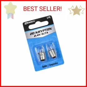 41-1660 Dorcy International Inc 2d-2.4-volt 0.7a Bayonet Base Krypton Replacement Bulb 2-pack
