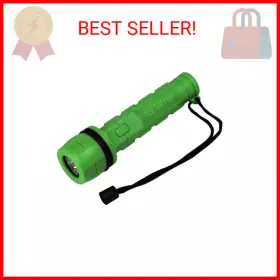 41-2959 Dorcy International Inc Weather Resistant Rubber Led Flashlight With Lanyard Assorted Colors 41