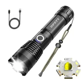 Dpztfl003 Dpztt Rechargeable 990000lm Led Flashlight Tactical Police Super Bright Torch Zoomable