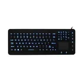 Ikb98bl Dsi Industrial Medical Ip68 Waterproof Keyboard Disinfectant Silicone Light G