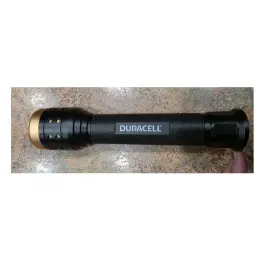 7189-df2500 Duracell 2500 Lumens Led Flashlight Black Gold Aluminum Adjustable Focus Strobe