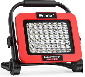 Sku07099 Ecarke 100w 10000lm Cordless Led Work Light Compatible With Milwaukee 18v 6000k