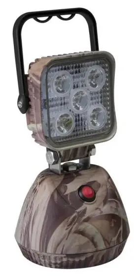 Ew2461-camo Ecco 758379065037 Portable Rechargeable Led Worklight 650 Lumen Magnetic 110v/12v