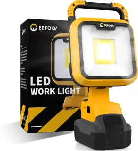 Eefow 445011745725 Work Light For Dewalt Battery Portable 2 Cob Lamp 6400lumen Bright - 64w