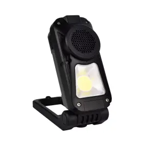Elecwish 744110694499 Rechargeable 600 Lumens Led Work Light With Bluetooth Speaker Magnet Battery I