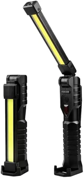 Elerish 744759989253 1 Pack Magnetic Led Work Light 7 Modes And 180 Rotate Rechargeable