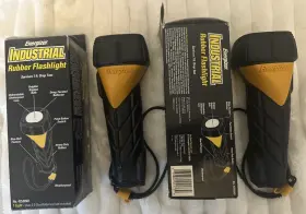 4250ind Energizer 2 Hard Case Work Industrial Rubber Flashlight Shop Camping Nib