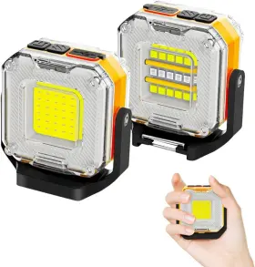 Rc-w224 Eraylife Magnetic Work Light 1500mah Type-c Rechargeable Flashlight 1200 Lumens Dua