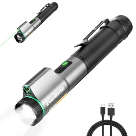 4575 Everbrite Rechargeable Edc Flashlight White Light Green Beam 500 Lumens