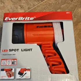 6075 Everbrite Led Spotlight 300 Lumens Handheld Impact Resistant Orange