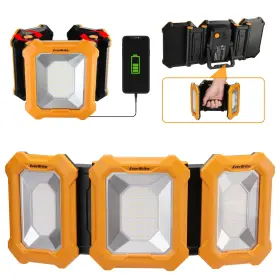 Everbrite 820909678427 3000lm Led Work Lights 7800mah Rechargeable Light With 180 R