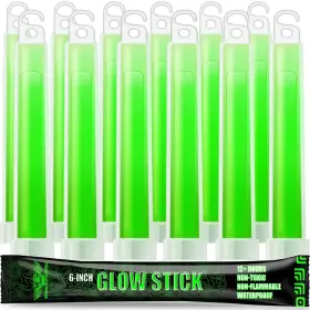 Egs-1000-prt Everlit Survival Emergency Glow Sticks- 6 Inches Light Sticks 12 Pack Green
