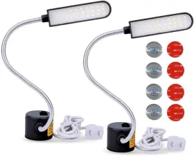 Taid-1109-621  Eviswiy 2 Pack Led Sewing Machine Light 30 Leds 6w Flexible Gooseneck Magnetic Base