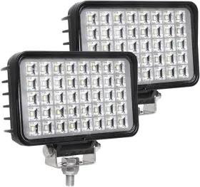 Exzeit 745672840041 6 Inch Led Work Light For Truck 80w 6800lumens Flood White