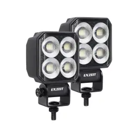 Km327 Exzeit 3 Inch Led Truck Work Lights 72w 7200 Lumens Tractors For Skid St