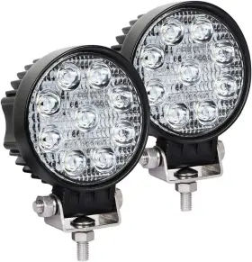 Round-06 Exzeit 56w Led Light Pods 60 Work For Tractor Truck Golf Cart