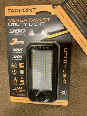 Farpoint Smdtec 845181060128 New Versa Smart Utility Light Outdoor Indoor Camping And Emergencies