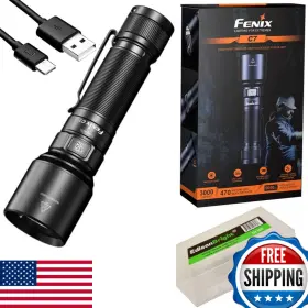 Fenix B0b72lf41m C7 3000 Lumens Magnetic Base Usb Rechargeable Flashlight Edisonbright