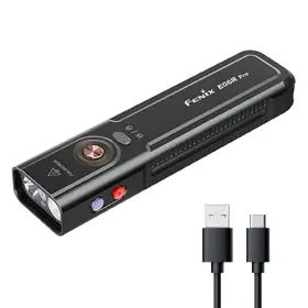 E06rpro Fenix E06r Pro 1600 Lumen Usb-c Rechargeable Flashlight - Bk