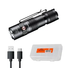 Pd26r-ace Fenix Pd26r Ace 1300 Lumen Rechargeable Edc Flashlight With 3 Mode Sets Usb-c