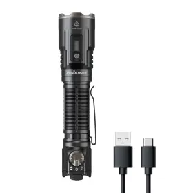 Tk25r Fenix 3600 Lumen Rechargeable Flashlight With Uv Red And Red/blue Modes