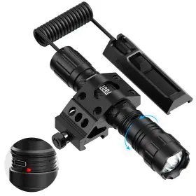 Fl-31 Feyachi 1500 Lumen Led Tactical Flashlight Ipx7 Rating Rechargeable 4 Modes W