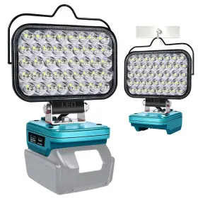 Fiihio 768447944676 Work Light 90w 7000lm For Makita 18v Battery Usb Type-c Heavy Duty