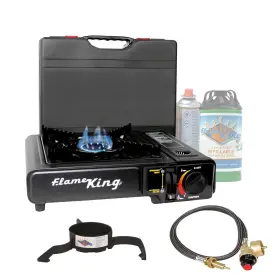 Ysnvt-505-b Flame King Dual Fuel Butane And Propane Gas Camping Stove With Single Burner P