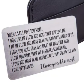 Fas68f Fleure Esme Wallet Insert Card Gifts For Men Husband From Wife Girlfriend Boy