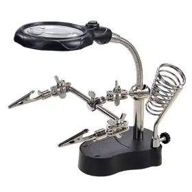 Flexmanxtiveb8ko3 Flexman Led Light Helping Hands Magnifier Station Professional Desktop