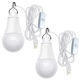 Flrongsun 716294326404 2 Pack Usb Camping Lights 10w Bulb Portable Light 700 Lumen Led Lighting
