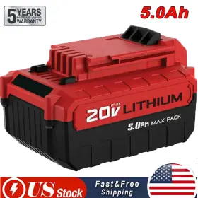Pcc681l For Porter Cable Pcc685l Pcc680l 20v Max 5.0ah Lithium-ion Tools Battery