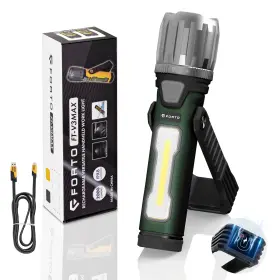 V3maxg Forto Led Work Light 2000lm Rechargeable Flashlight Ipx8 Waterproof 5000mah 240